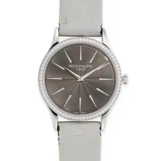 Patek Philippe Calatrava 4897G-010 33mm White gold Gray