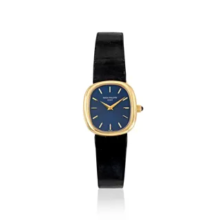 Patek Philippe Ellipse 4223 25mm 18k yellow gold Blue