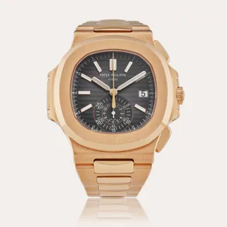 Patek Philippe Nautilus 5980/1R-001 40.5mm Rose gold Black