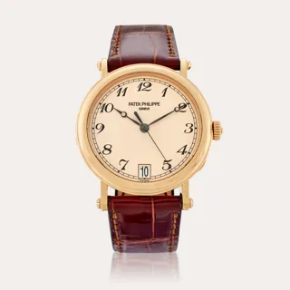 Patek Philippe Perpetual Calendar 5053R-001 35.5mm 18k rose gold Silver