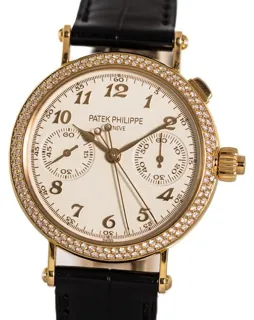 Patek Philippe Split-Seconds Chronograph 7059R-001 33mm Rose gold Silver