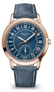 Patek Philippe Travel Time 5224R-001 42mm Rose gold Blue