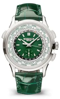 Patek Philippe World Time Chronograph 5930P-001 39.5mm Platinum Green