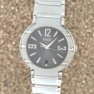 Piaget Polo 27700 37.9mm 18k white gold Gray