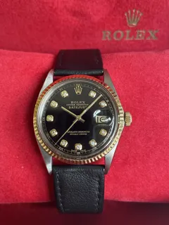 Rolex Datejust 1601 Stainless steel Black