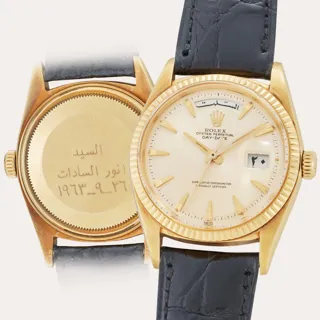 Rolex Day-Date 36 1803 36mm Yellow gold Champagne