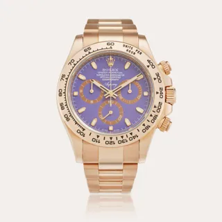 Rolex Daytona 116505 Everose gold Purple