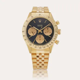 Rolex Daytona 6239 37mm 18k yellow gold Black