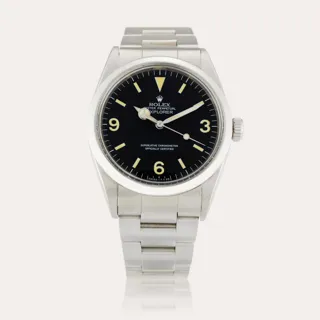 Rolex Explorer 1016 36mm Stainless steel Black