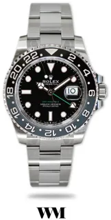 Rolex GMT-Master II 126710GRNR 40mm Stainless steel Black