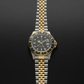 Rolex GMT-Master II 16713 40mm Yellow gold and Stainless steel Brown