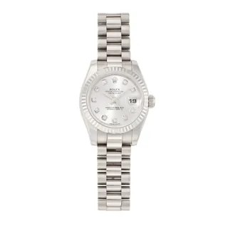 Rolex Lady-Datejust 179179 White gold Silver