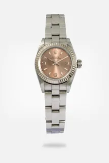 Rolex Oyster Perpetual 67194 26mm Stainless steel Salmon