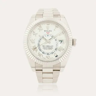 Rolex Sky-Dweller 326939 42mm 18k white gold Silver