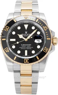 Rolex Submariner 116613LN-0001 Yellow gold and Stainless steel Black