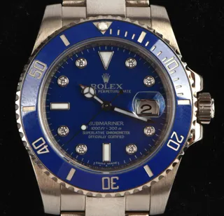 Rolex Submariner 116619LB White gold Blue