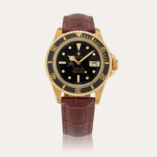 Rolex Submariner 1680 18k yellow gold Black