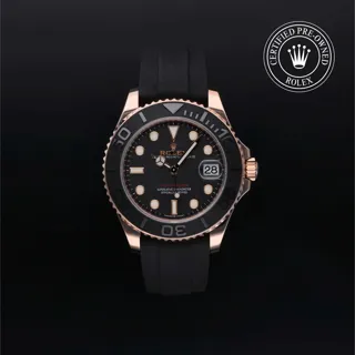 Rolex Yacht-Master 37 268655 37mm Yellow gold Black