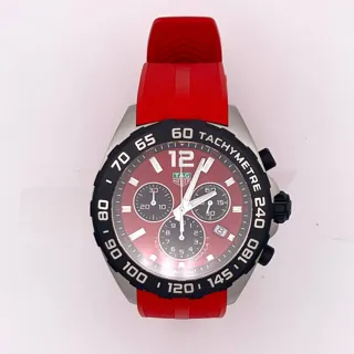 TAG Heuer Formula 1 CAZ101AN.FT8055 43mm Stainless steel Red