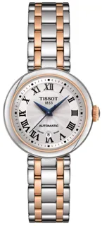 Tissot T-Lady T126.207.22.013.00 Rose gold and Stainless steel White