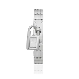 Hermès Kelly 16mm Stainless steel White