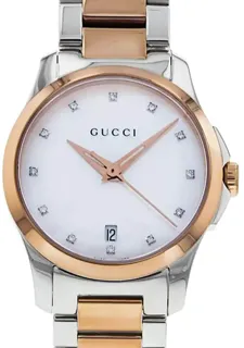 Gucci G-Timeless YA126544 Stainless steel White