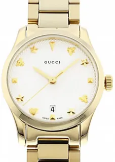 Gucci G-Timeless YA126576A Stainless steel and PVD Silver