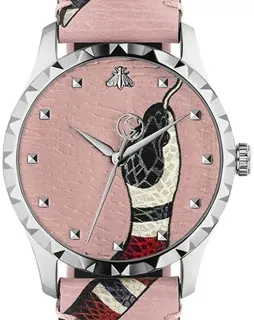 Gucci Le Marché des Merveilles YA1264083 Stainless steel and PVD Pink