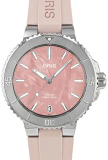 Oris Aquis 01 733 7770 4158-07 4 18 66FC Stainless steel Red