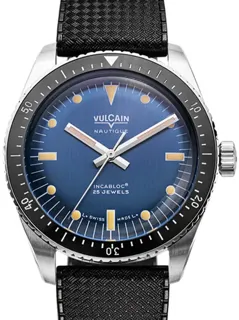 Vulcain Skindiver 660170A37.BAR200 Stainless steel Blue