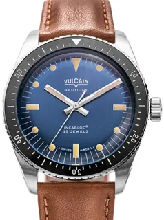 Vulcain Skindiver 660170A37.BAC207 Stainless steel Blue