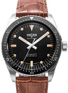 Vulcain Skindiver 660170A07.BAL228 Stainless steel Black