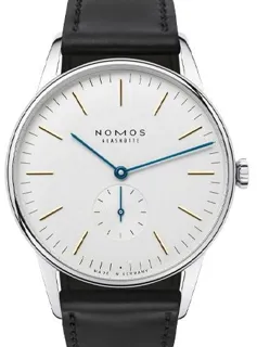 NOMOS Orion 384 Stainless steel White