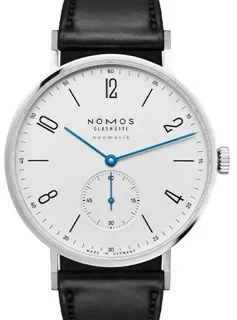 NOMOS Tangente 140 Stainless steel White