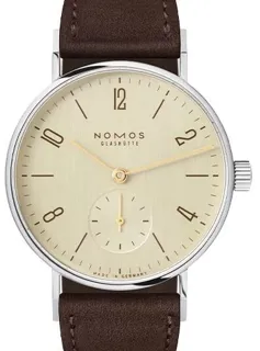 NOMOS Tangente 126 Stainless steel Beige