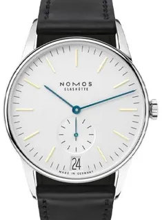 NOMOS Orion 380 Stainless steel White