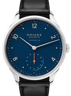 NOMOS Minimatik 1205 Stainless steel Blue