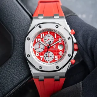 Audemars Piguet Royal Oak Offshore 26108ST.OO.D066CR.01 42mm Stainless steel Red