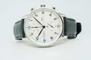 IWC Portugieser IW371446 Stainless steel Blue