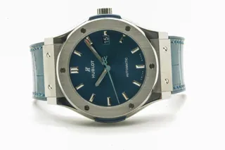 Hublot Classic Fusion 511.NX.7170.LR 45mm Titanium Blue