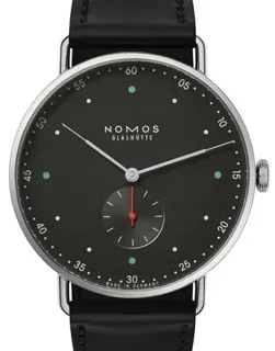 NOMOS Metro 1111 Stainless steel Black