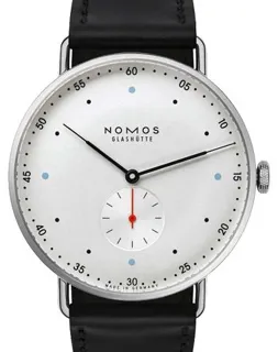 NOMOS Metro 1108 Stainless steel White