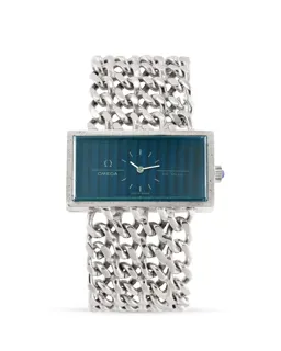 Omega De Ville 711-1907 Silver Blue