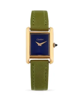 Cartier Tank Gold-plated Blue