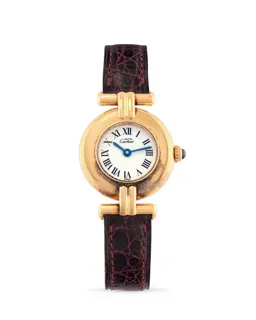 Cartier Colisee 24mm Gold-plated and Sterling Silver White