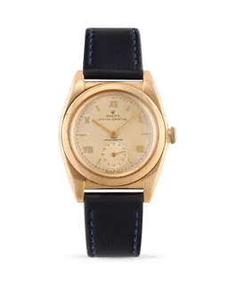 Rolex Oyster Perpetual 3130 14k Gold Cream