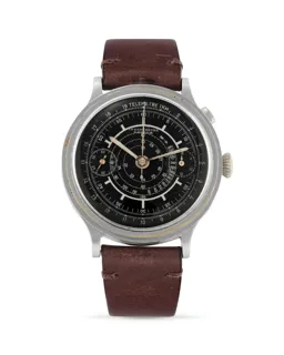 Ghitor Chronograph Stainless steel and Chrome metal Black