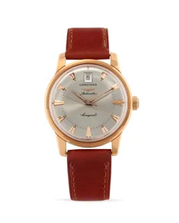 Longines Conquest Heritage 7290 633 Enamel and 18k rose gold Silver