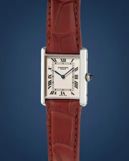 Cartier Tank Louis Cartier 1601B CPCP Platinum White