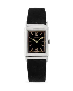 Jaeger-LeCoultre Reverso 38mm Stainless steel Black